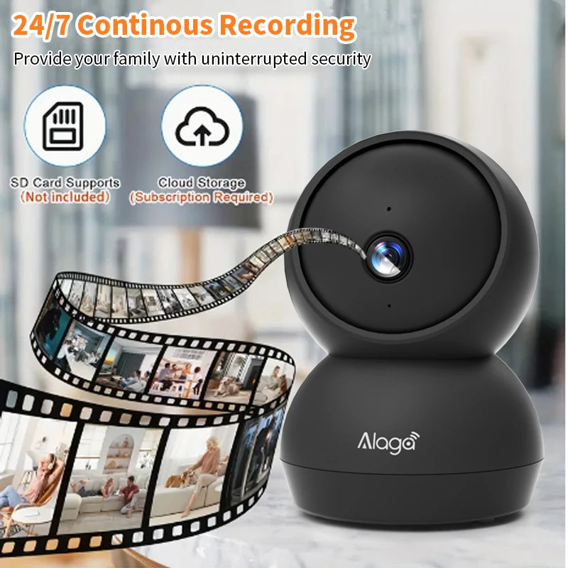 3MP WiFi Camera Smart Home Indoor Wireless IP Surveillance Camera AI Detect Automatic Tracking Security Baby Monitor