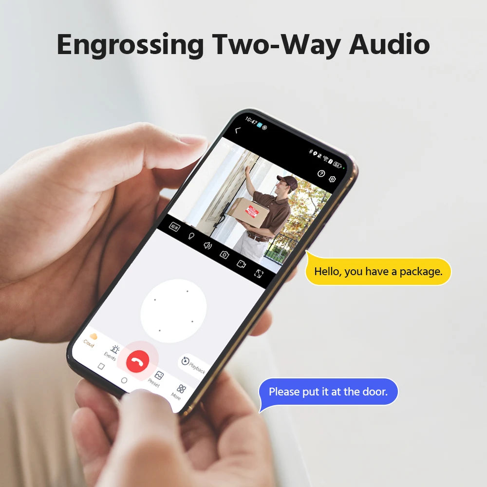 ANNKE 6MP UHD Dual-Lens Outdoor Wireless WiFi Security PT Camera Red Blue Flashing Lights & Siren Smart Dual Light Two-Way Audio