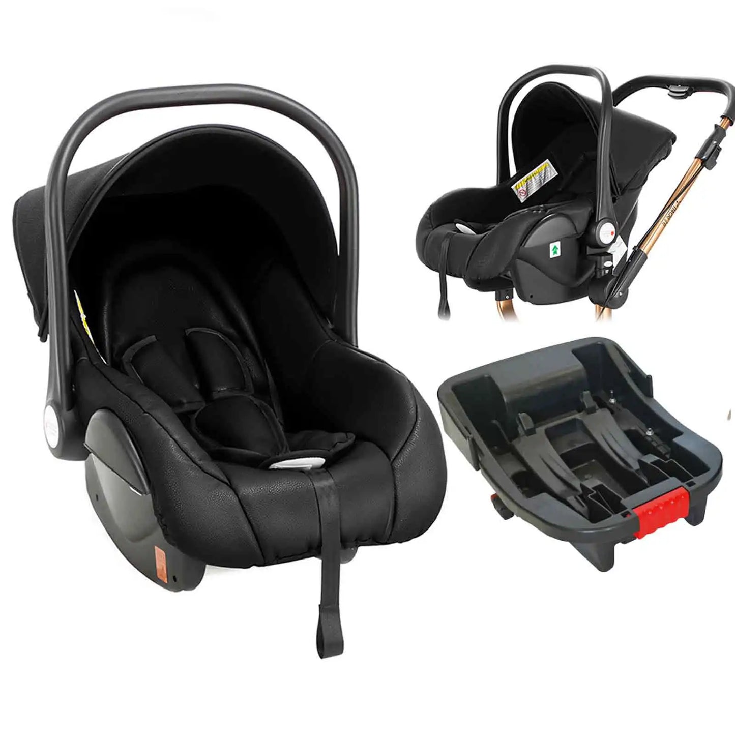 Baby Car Seat with Safe ISOFIX Base ISOFIX connector base Baby Seats Easy - to - install Portable Newborn Infant Kid Stable Mom