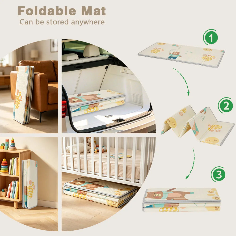 Baby Playpen Baby Safety Fence 360° Portable Baby Playpen for Children Play Area Baby Playground For 0-6 Years Indoor Outdoor
