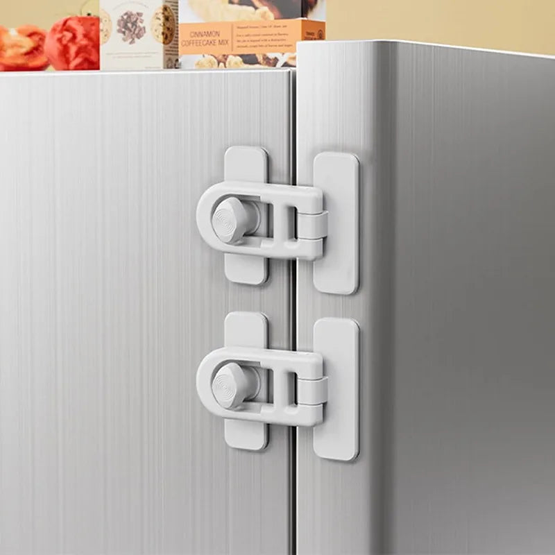 Fridge Child Lock Freezer Locks for Refrigerator Doors Oven Child Safety Lock Oven Baby Proofing Refrigerator Door Safety Locks
