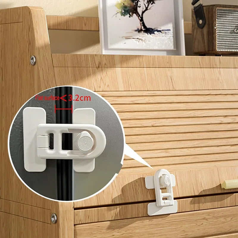 Fridge Child Lock Freezer Locks for Refrigerator Doors Oven Child Safety Lock Oven Baby Proofing Refrigerator Door Safety Locks