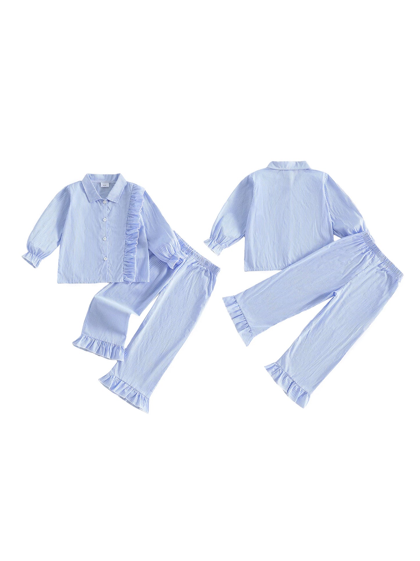 Toddler Girl 2-Piece Winter Outfits Long Sleeve Floral Print Ruffle Top Leggings Set Baby Clothes for Fall