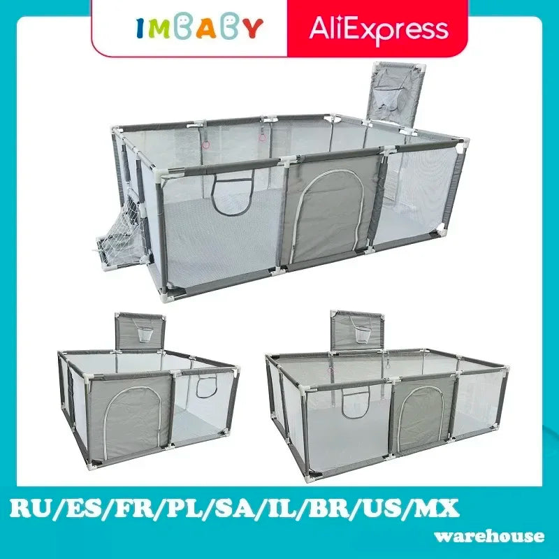 New Arrival Playpen For Newborn Toddler Large Size Baby Playpen Infant Safe Crawling Area Indoor Barriers Home Playground Park