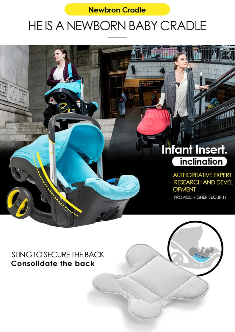 Baby Stroller Baby Accessories Baby Cars Baby Newborn Items Light Baby Stroller Multi-Functional Stroller Travel Stroller Pram