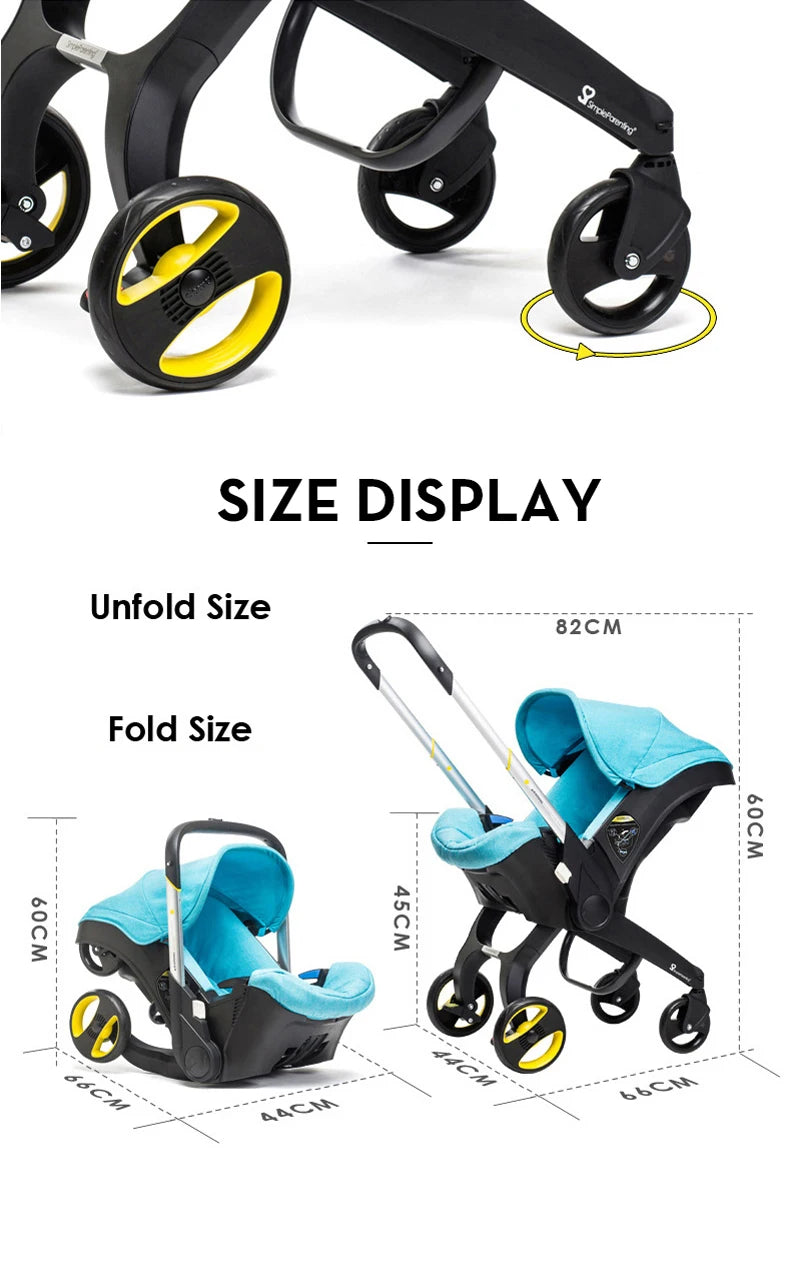 Baby Stroller For Newborns Baby Cars Baby Accessories Multi-Functional Stroller Travel Stroller Light Baby Stroller Baby Pram