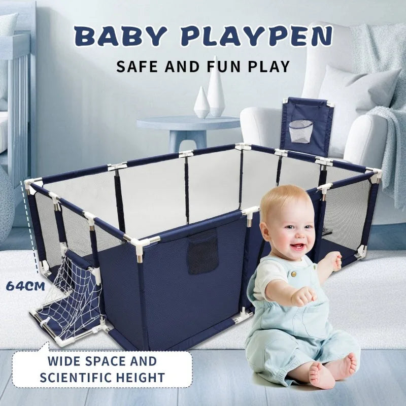 Playpens for Baby Indoor Baby Playground Kids Balls Pool Activity Fence Baby Game Corrals Children's Playpen Safety Corralitos