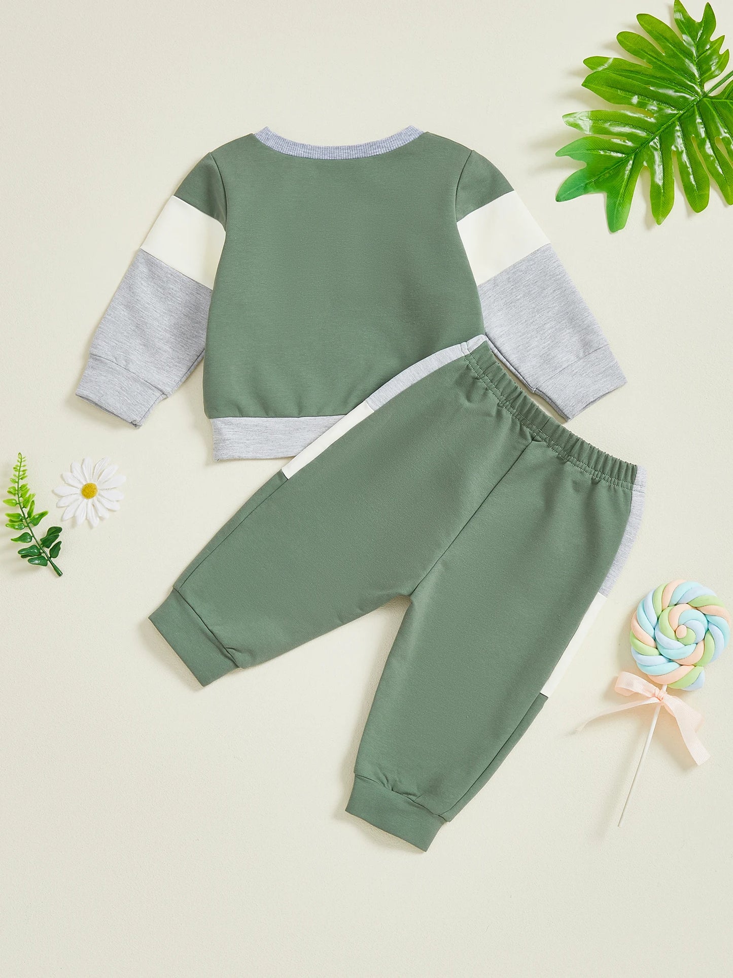 Baby Girl Winter Outfits Floral Print Hooded Jacket Fleece Lined Pants 2 Piece Set for Cold Weather Style