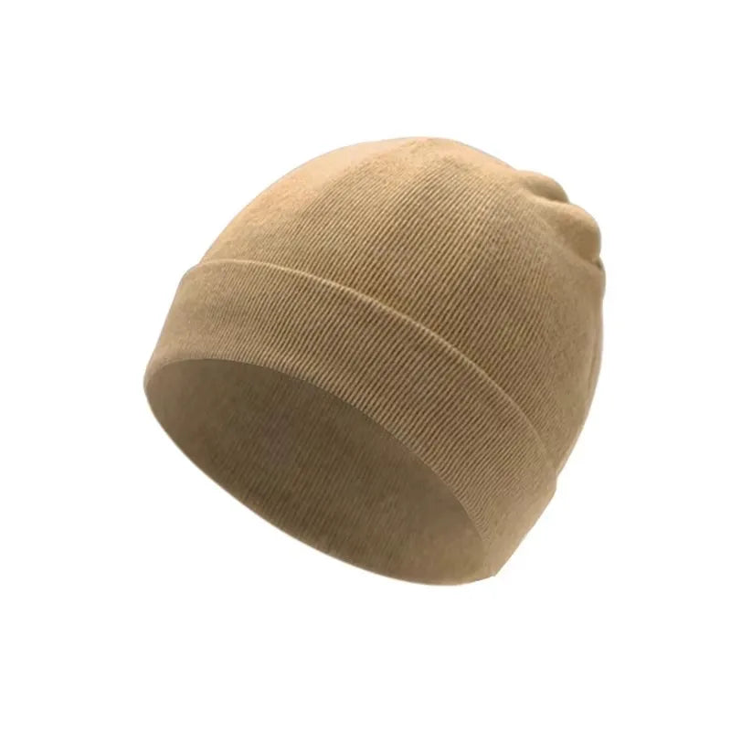 Unisex 0-3 Months Newborn Boy Girl Hats 100% Cotton Soft Bonnet Caps Solid Color Kids Beanie Felt Cap Baby Accessories