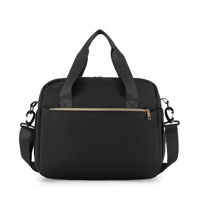 Single large-capacity baby cross-body diaper bag, mom bag, baby diaper bag handbag, large-capacity shoulder-back wide-opening tr