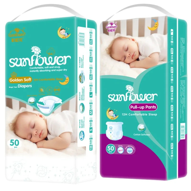 Baby Diaper Pull Up Pants Factory Sale Ready To Ship Baby Products Choosing Diapers for Babies Aged 0-6 Months