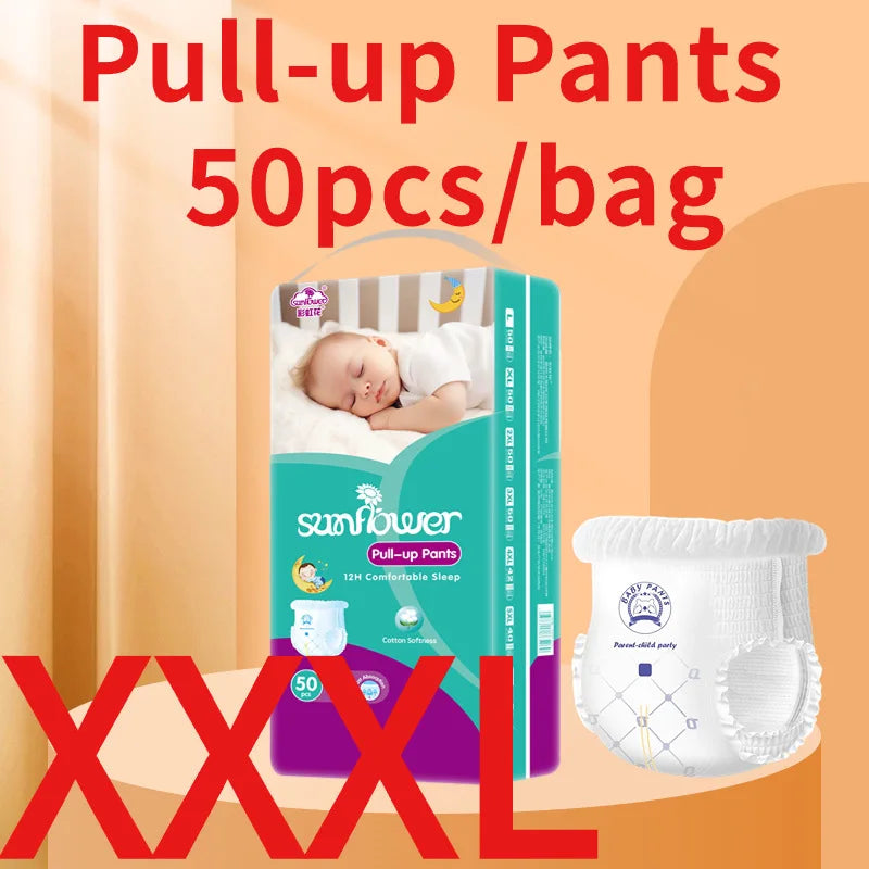 Baby Diaper Pull Up Pants Factory Sale Ready To Ship Baby Products Choosing Diapers for Babies Aged 0-6 Months