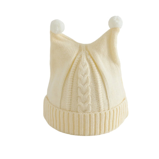 Children s Winter Knit Beanie with Adorable Animal Ears Cozy and Thick Warm Hat for Cold Weather Stylish Ear Protection Hat