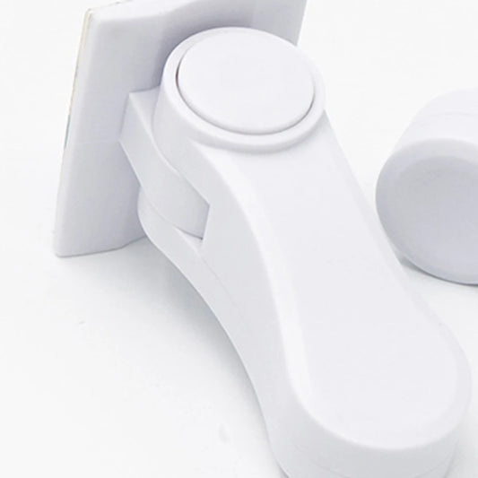 Child Safe Door Lever Lock Universal Window Door Handle Lock 180 Degree Rotating Self Adhesive for Window Door Cabinet