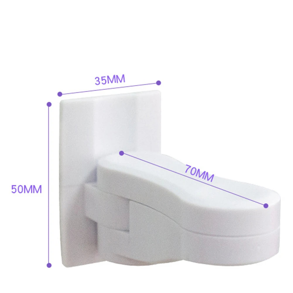Child Safe Door Lever Lock Universal Window Door Handle Lock 180 Degree Rotating Self Adhesive for Window Door Cabinet