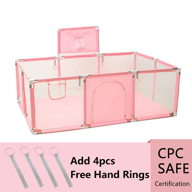 IMBABY Baby Playground Large Baby Playpen Machine Washable Baby Activity Fence Ball Pool Games Playpen for Child Safety Barries