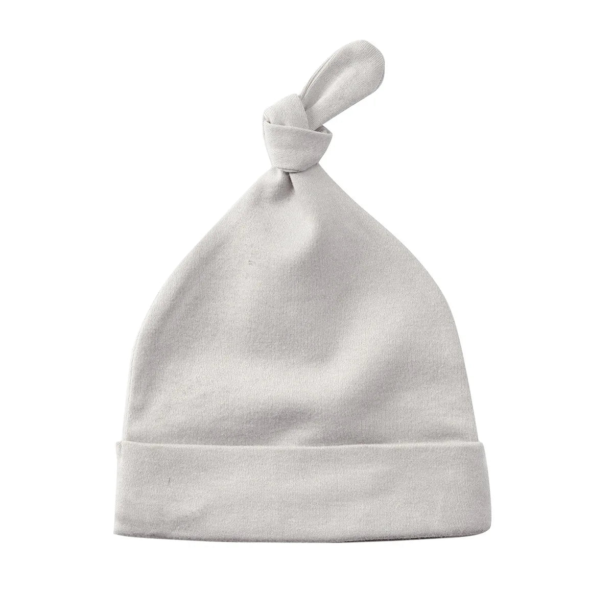 Personalized Knotted Beanie Baby Hat Organic Cotton Embroidered Name Infant Caps for Newborns 0-4 Months Perfect Baby Gift