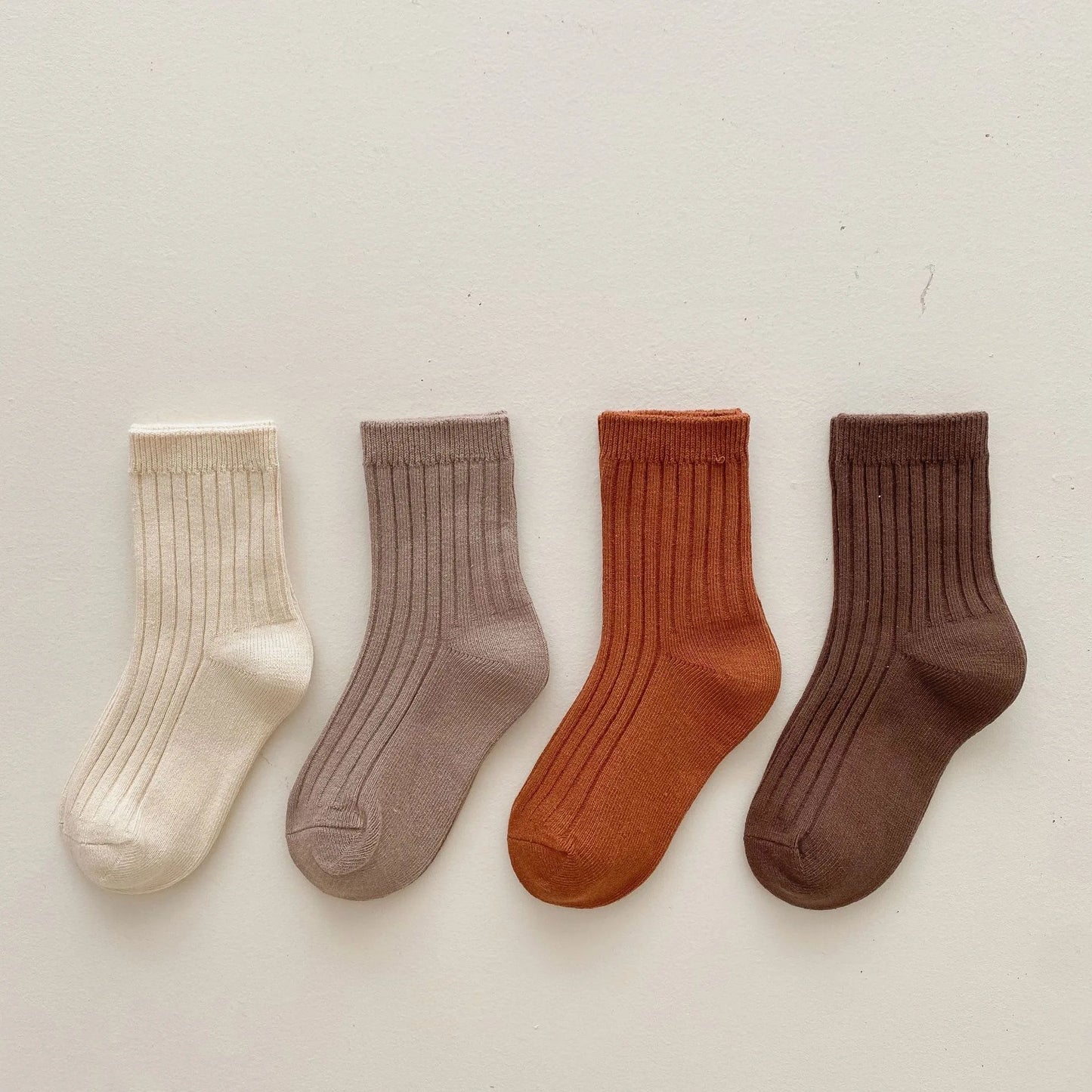 4 Pairs Cotton Kids Boys Girls Socks Children Baby Toddler Sport Socks School Students Spring Autumn Soft Fashion Mid Tube Socks