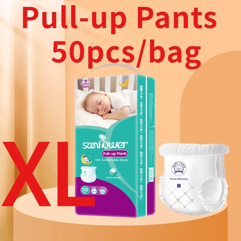 Baby Diaper Pull Up Pants Factory Sale Ready To Ship Baby Products Choosing Diapers for Babies Aged 0-6 Months