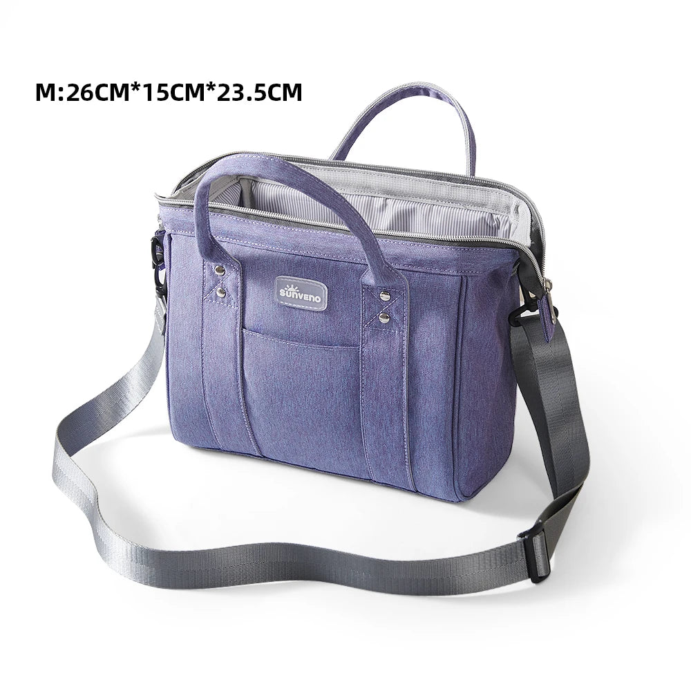 Sunveno Multi-Function Diaper Bag for Short Trips Stylish Durable Baby Bag for Parents Mommy Shoulder Bag Crossbody Carry