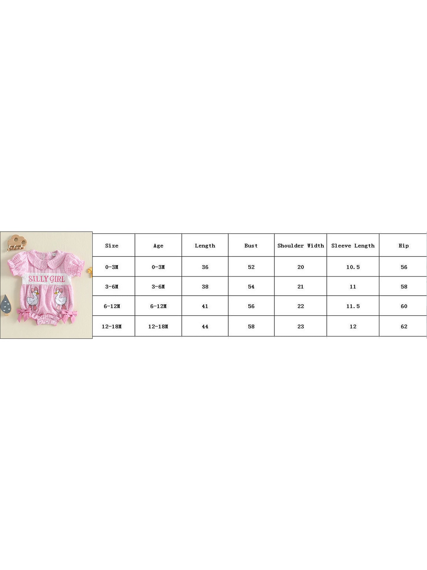 Adorable Baby Girl Romper with Puff Sleeves and Doll Collar Featuring Embroidered Letters and Plaid Print Perfect for Summer