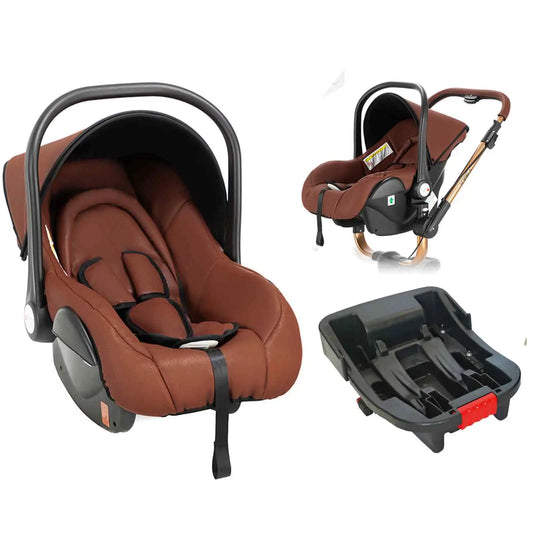 Baby Car Seat with Safe ISOFIX Base ISOFIX connector base Baby Seats Easy - to - install Portable Newborn Infant Kid Stable Mom