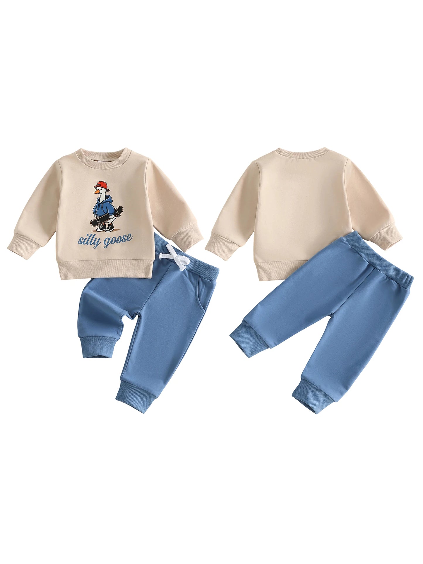 Baby Girl Winter Outfits Long Sleeve Bear Print Hoodie Leggings Set Infant Clothing Warm Suit