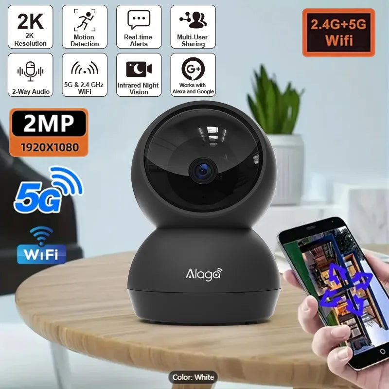 3MP WiFi Camera Smart Home Indoor Wireless IP Surveillance Camera AI Detect Automatic Tracking Security Baby Monitor