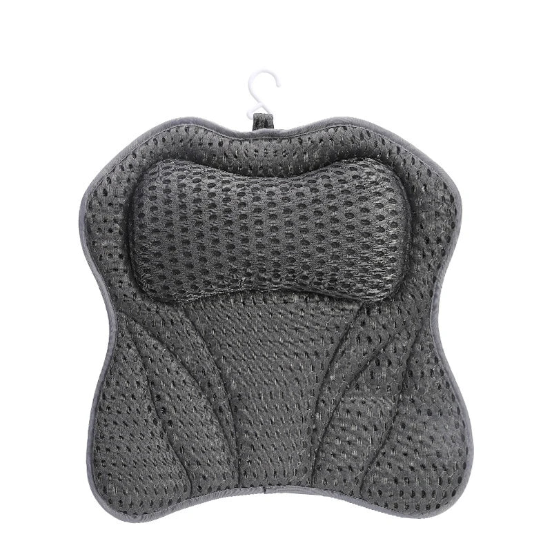 Practical Slip Bath Pillow with Suction Cups Tub Neck Back Support Headrest Pillows Thickened Home Cushion Accersory