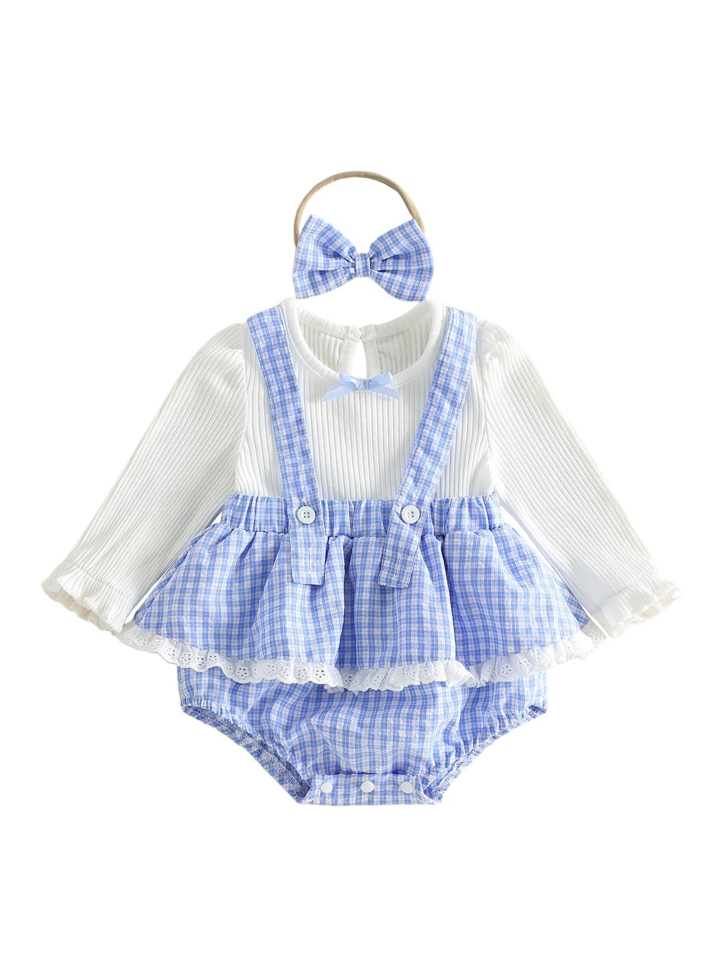 Cute Baby Girl 2 Piece Set Stylish Floral Print Ruffle Sleeve Top and Denim Shorts with Matching Headband Ensemble