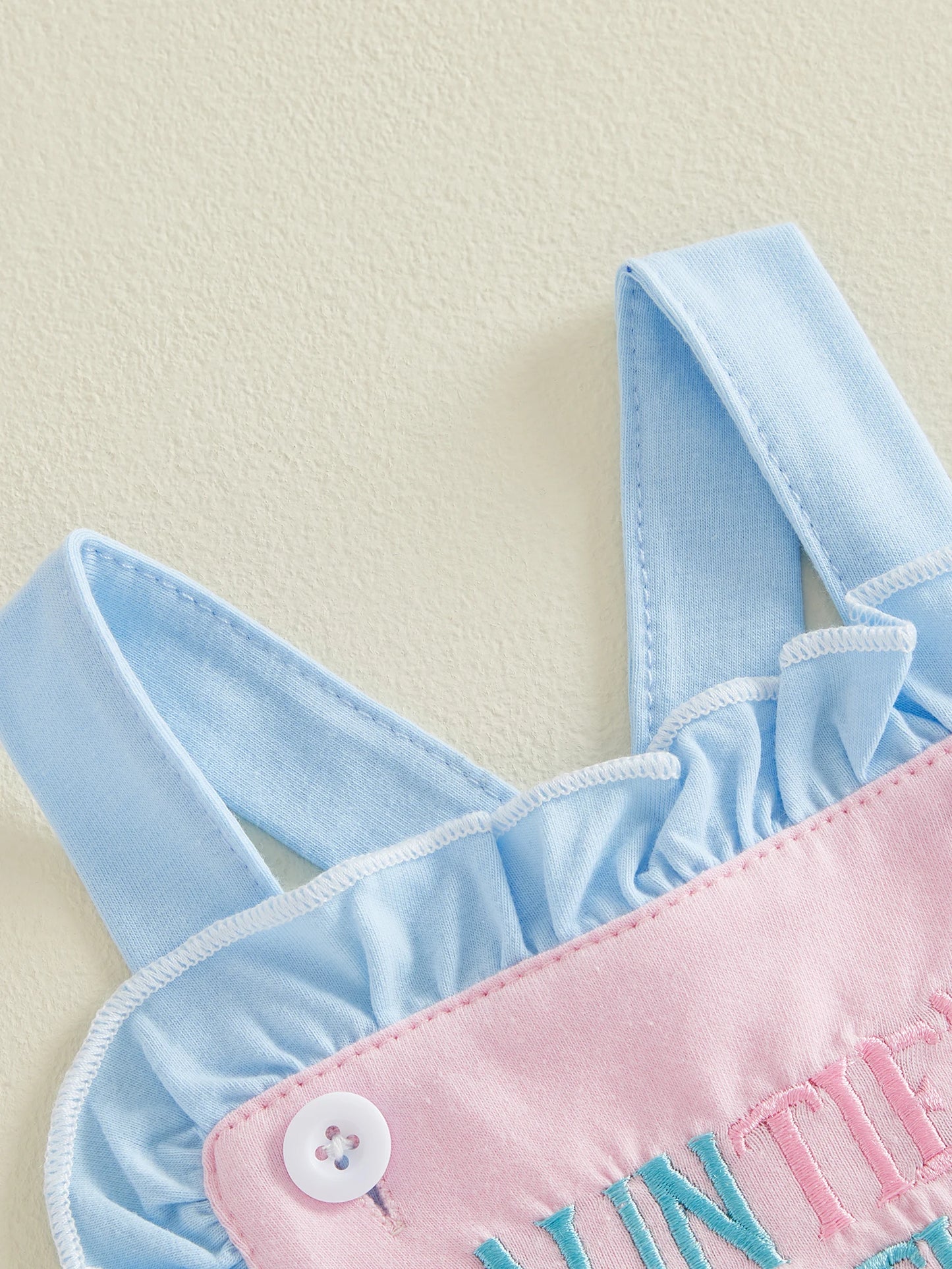 Adorable Infant Girls Sleeveless Romper with Cute Floral Embroidery and Bow Detail Perfect for Summer Outings and Playtime
