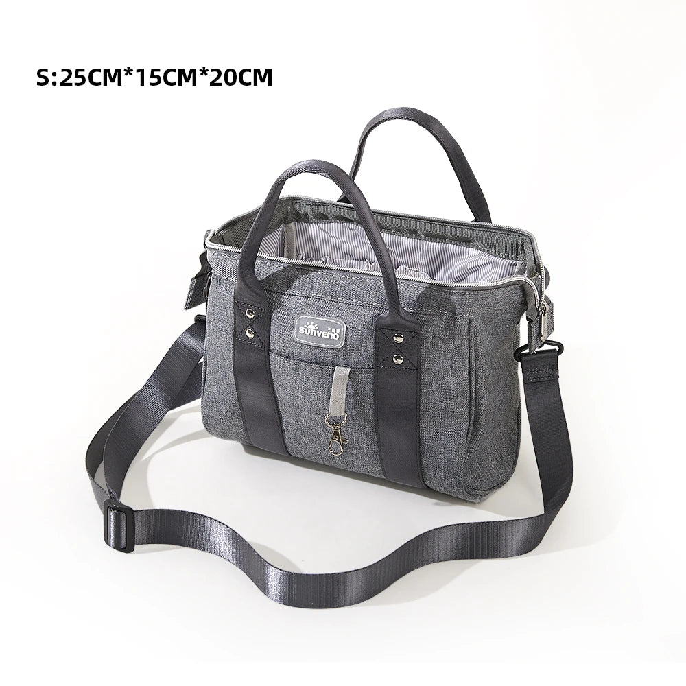 Sunveno Multi-Function Diaper Bag for Short Trips Stylish Durable Baby Bag for Parents Mommy Shoulder Bag Crossbody Carry