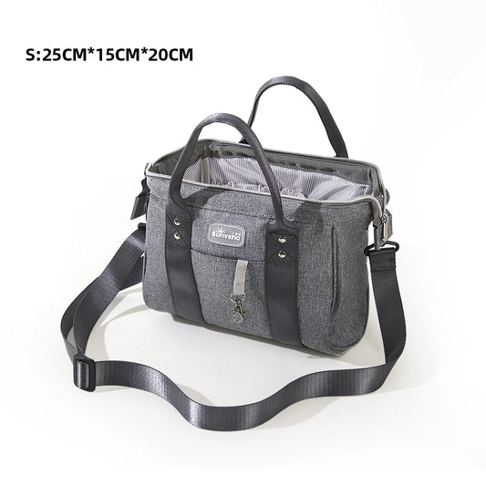 Sunveno Multi-Function Diaper Bag for Short Trips Stylish Durable Baby Bag for Parents Mommy Shoulder Bag Crossbody Carry