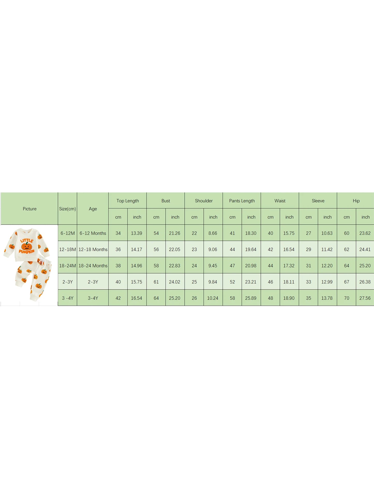 Kids Halloween Costume Set Long Sleeve Crew Neck Pumpkin Embroidery Sweatshirt and Jogger Pants for Toddler Girl Boy