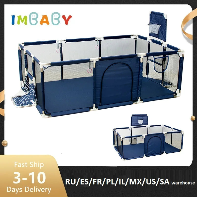 New Arrival Playpen For Newborn Toddler Large Size Baby Playpen Infant Safe Crawling Area Indoor Barriers Home Playground Park
