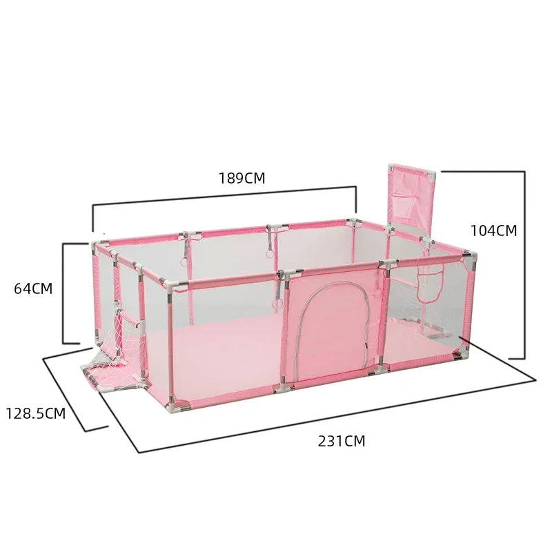 New Arrival Playpen For Newborn Toddler Large Size Baby Playpen Infant Safe Crawling Area Indoor Barriers Home Playground Park