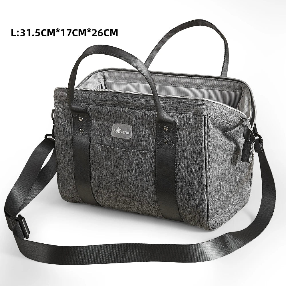 Sunveno Multi-Function Diaper Bag for Short Trips Stylish Durable Baby Bag for Parents Mommy Shoulder Bag Crossbody Carry