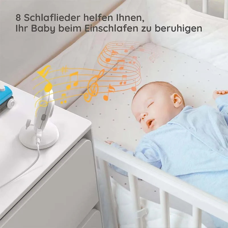 Boifun 3.2 Inch Digital LCD Screen Wireless Baby Monitor with Camera,  Surveillance with  VOX, Night Vision,Temperature Monitor