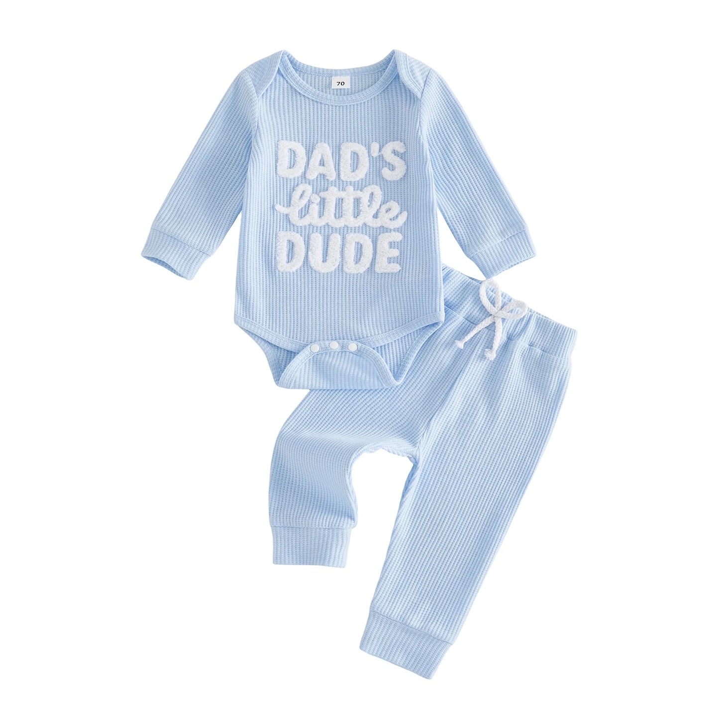 Cute Toddler Boys Autumn Ensemble Stylish Alphabet Stitched Long Sleeve Crew Neck Romper and Trousers Matching Set