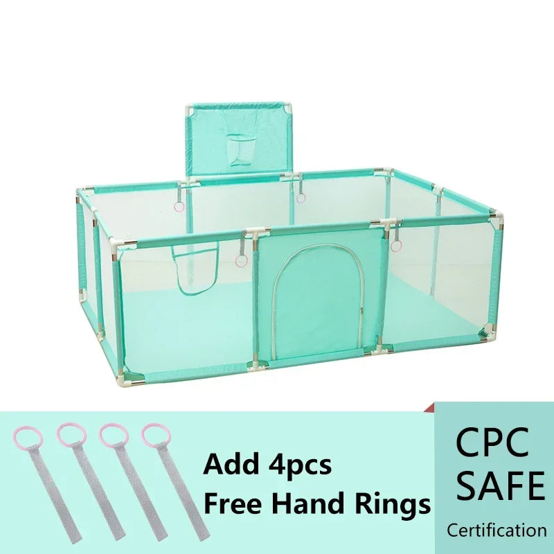 IMBABY Baby Playground Large Baby Playpen Machine Washable Baby Activity Fence Ball Pool Games Playpen for Child Safety Barries