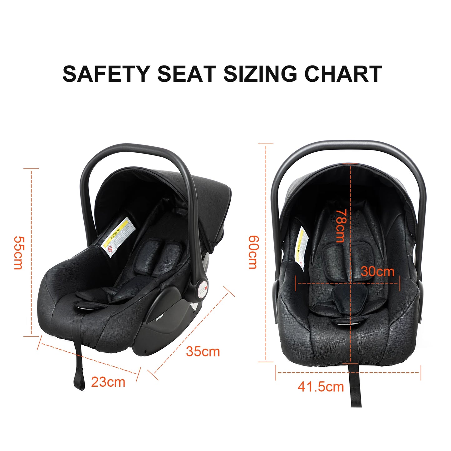 Baby Car Seat with Safe ISOFIX Base ISOFIX connector base Baby Seats Easy - to - install Portable Newborn Infant Kid Stable Mom