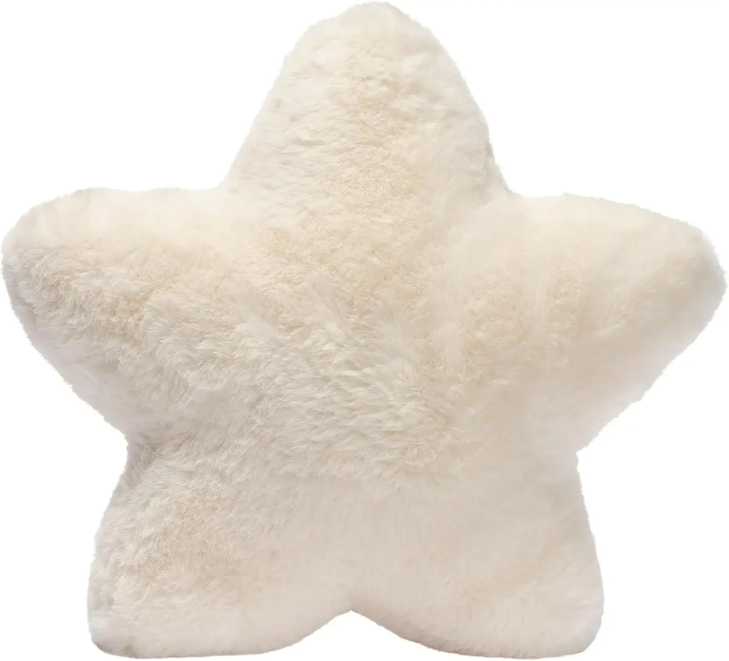 Ultra Soft Star Pillow Plush in Creamy White - Perfect Gift for Mom and Baby