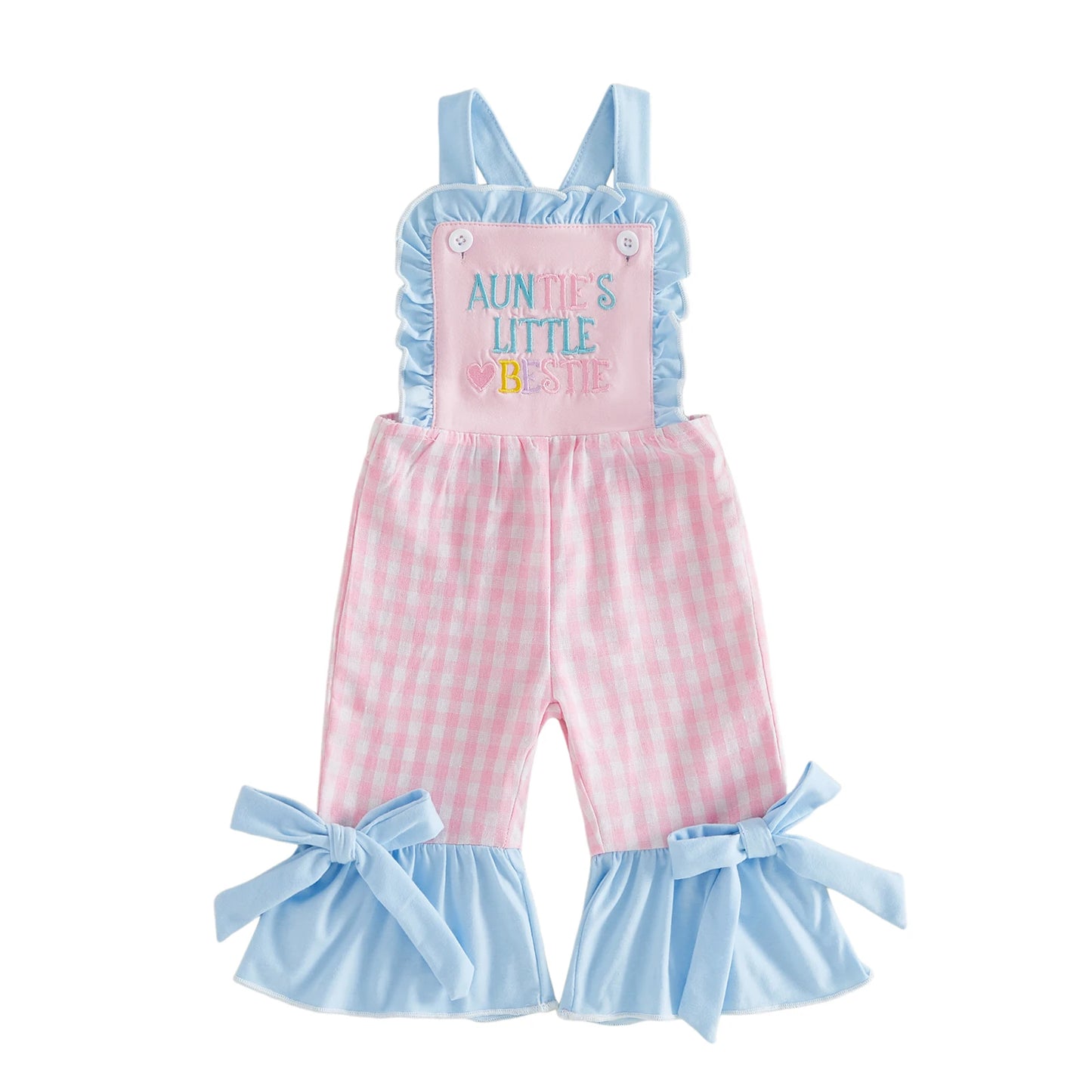 Adorable Infant Girls Sleeveless Romper with Cute Floral Embroidery and Bow Detail Perfect for Summer Outings and Playtime