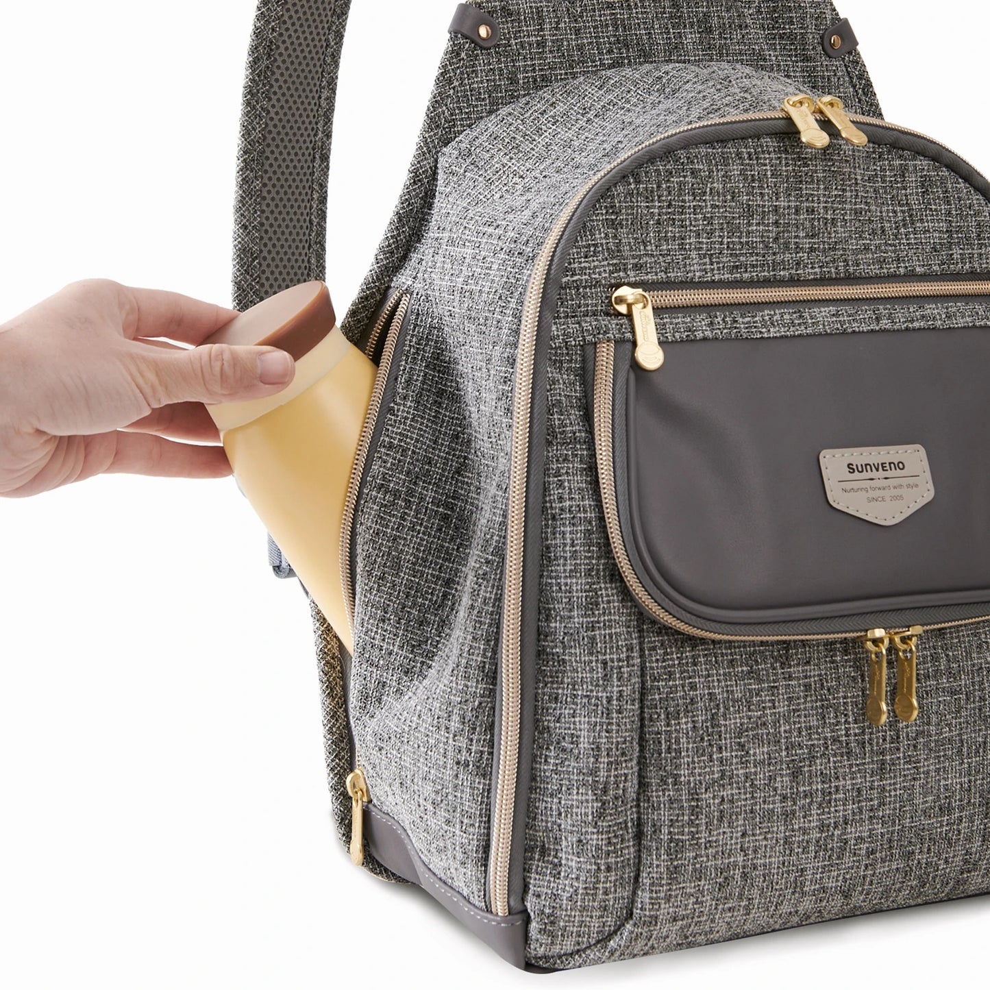 New Sunveno Diaper Bag Fashion Baby Bag Backpack Baby Stuff Organizer Mum Mom Mummy Maternity Nappy Changing Wet Bag Baby Care